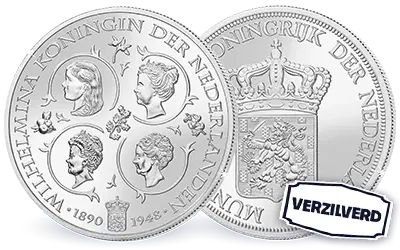 Herdenkingsuitgifte Koningin Wilhelmina - Vier portretten - Desktop Afbeelding