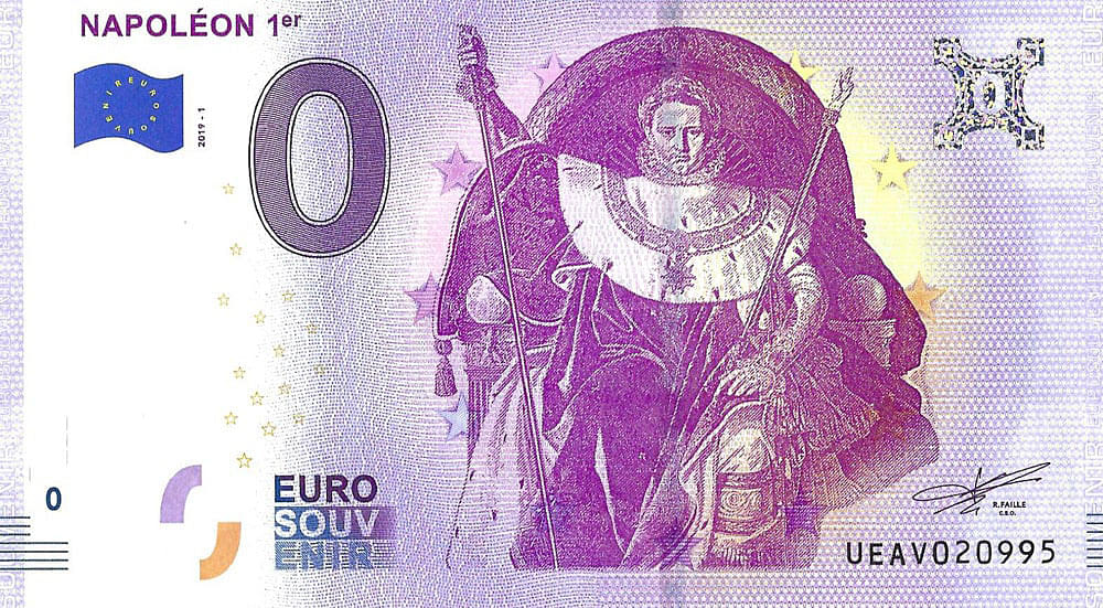 0 euro biljet Frankrijk 2019-1 - Napoleon