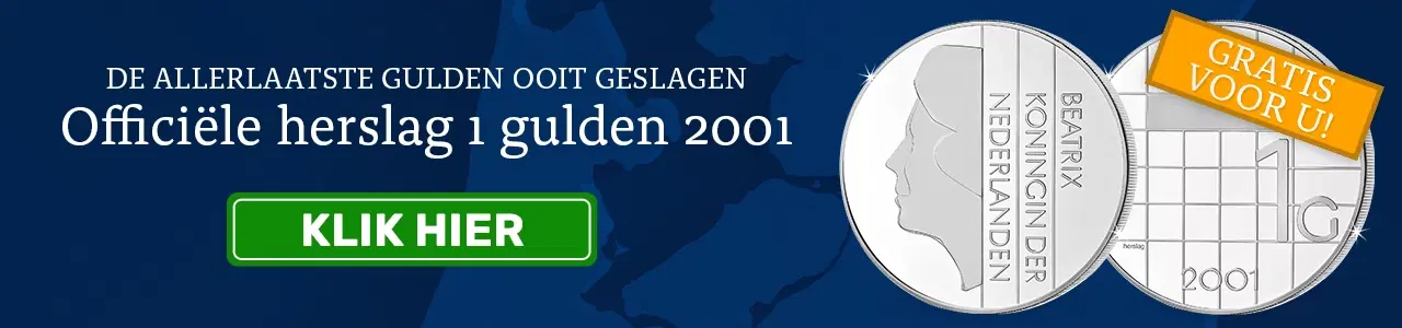 Gratis Laatste 1 Gulden 2001 Beatrix Ninaber Herdenkingsuitgifte