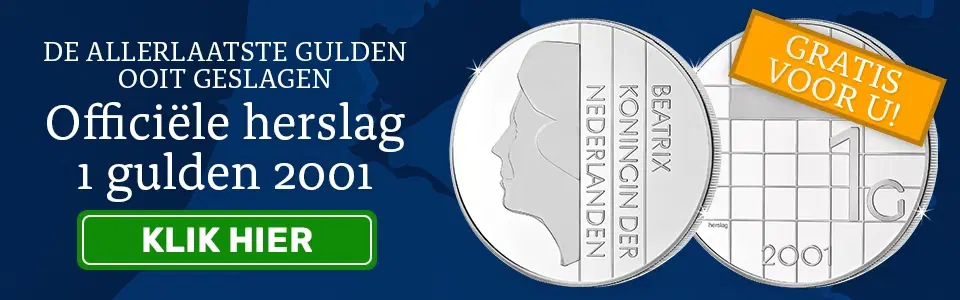 Gratis Laatste 1 Gulden 2001 Beatrix Ninaber Herdenkingsuitgifte