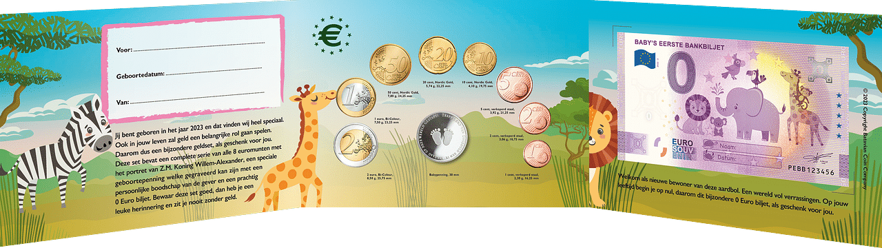 Baby's eerste geld uit het jaar 2023 - It's a boy!