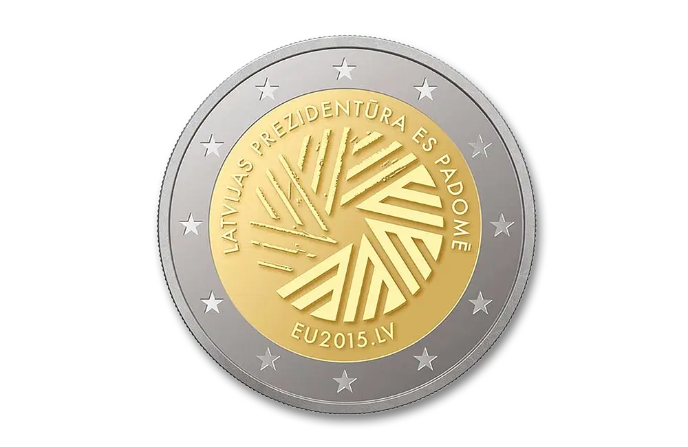 2 euro EU voorzitterschap 2015 - Letland