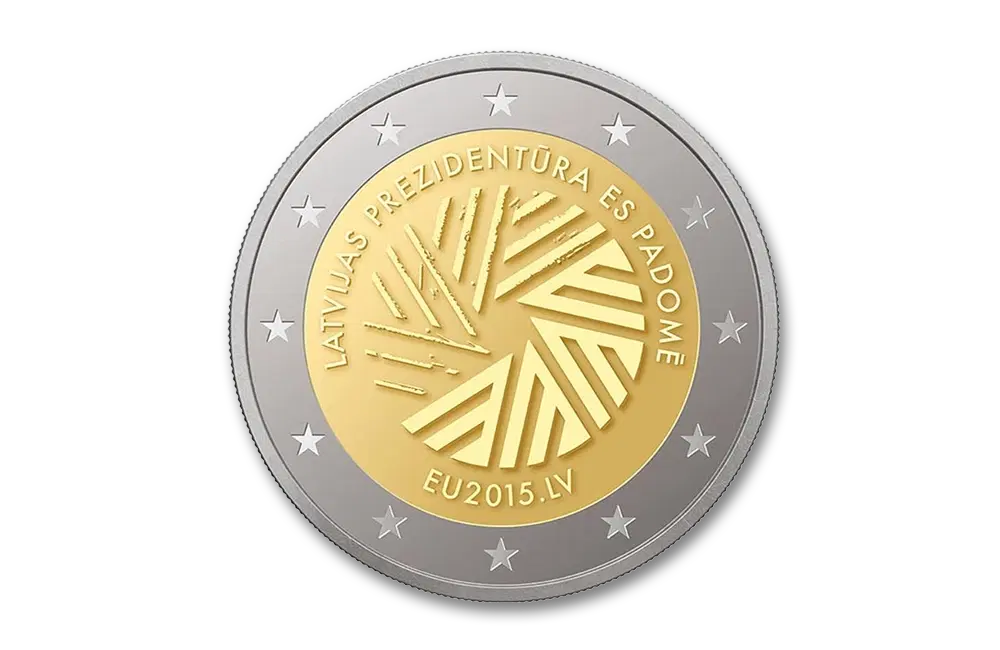 2 euro EU voorzitterschap 2015 - Letland | Munt-Online.nl