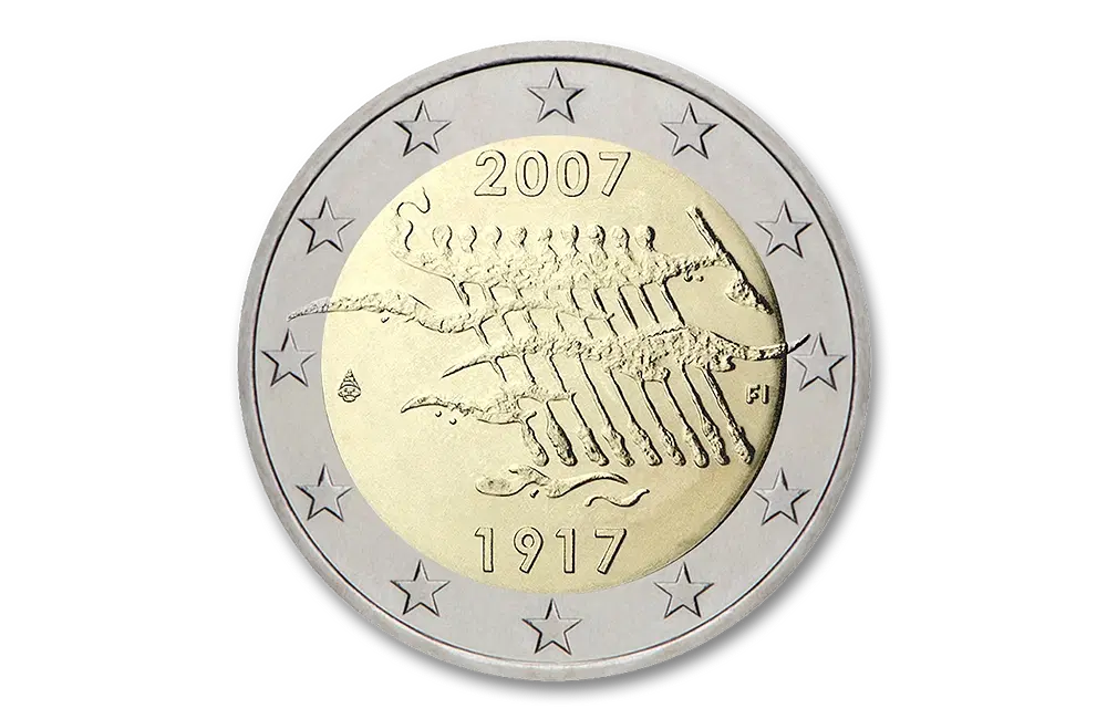 2 euro 90 jaar onafhankelijkheid 2007 - Finland