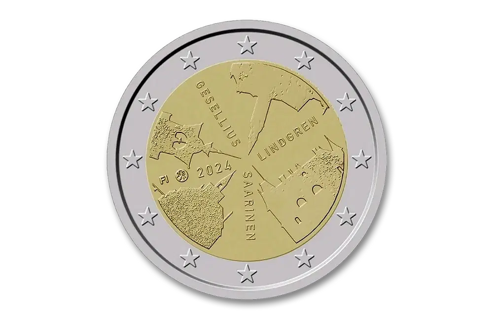 2 euro Finse architectuur 2024 - Finland