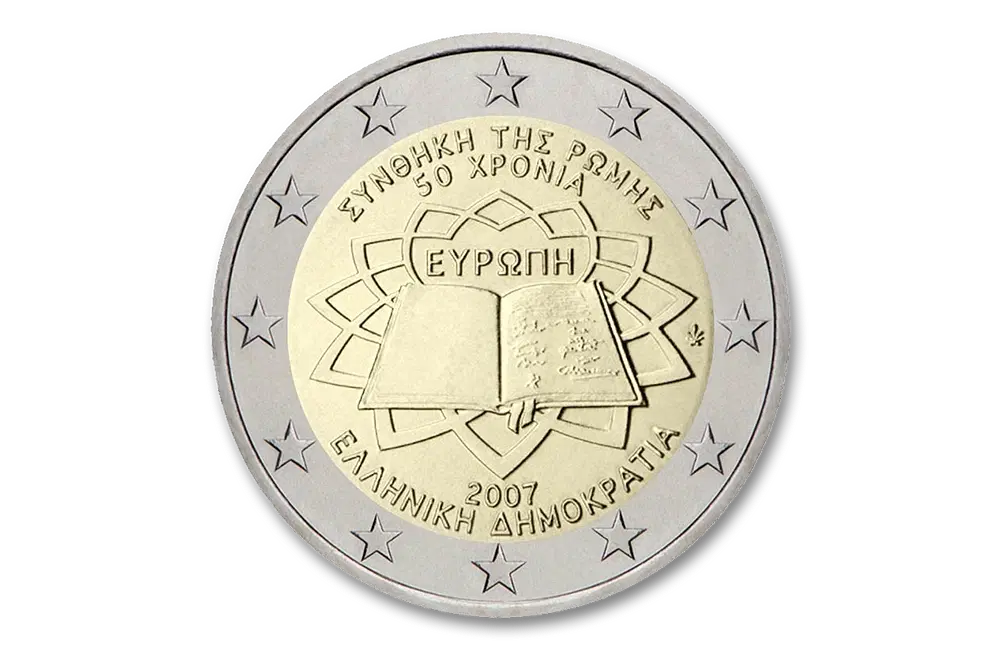 2 euro Verdrag van Rome 2007 - Griekenland