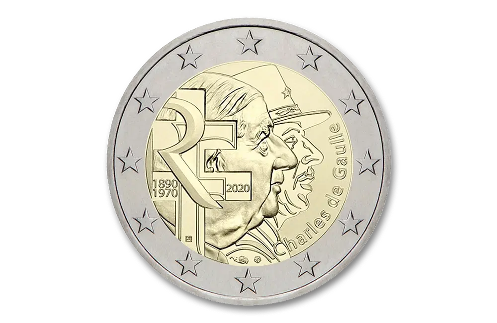 2 euro Charles de Gaulle 2020 - Frankrijk