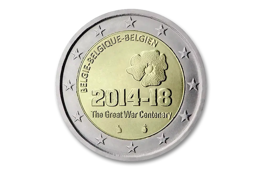 2 euro 100 jaar Eerste Wereldoorlog 2014 - België