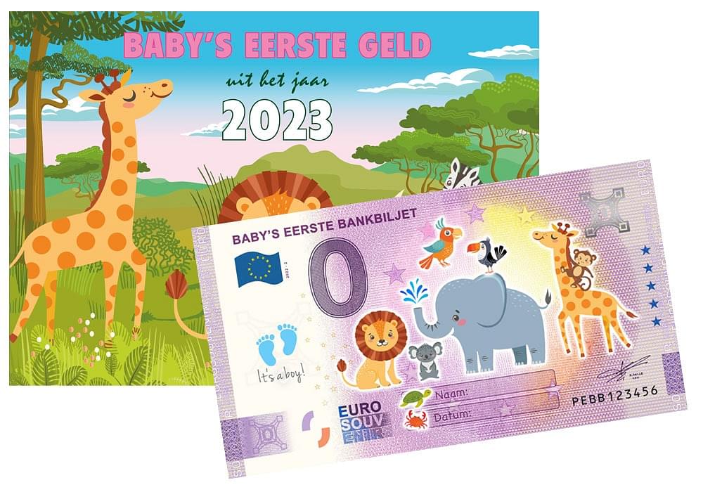 Baby's eerste geld uit het jaar 2023 - It's a boy!