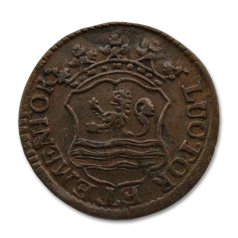 Duit Zeeland uit 1754
