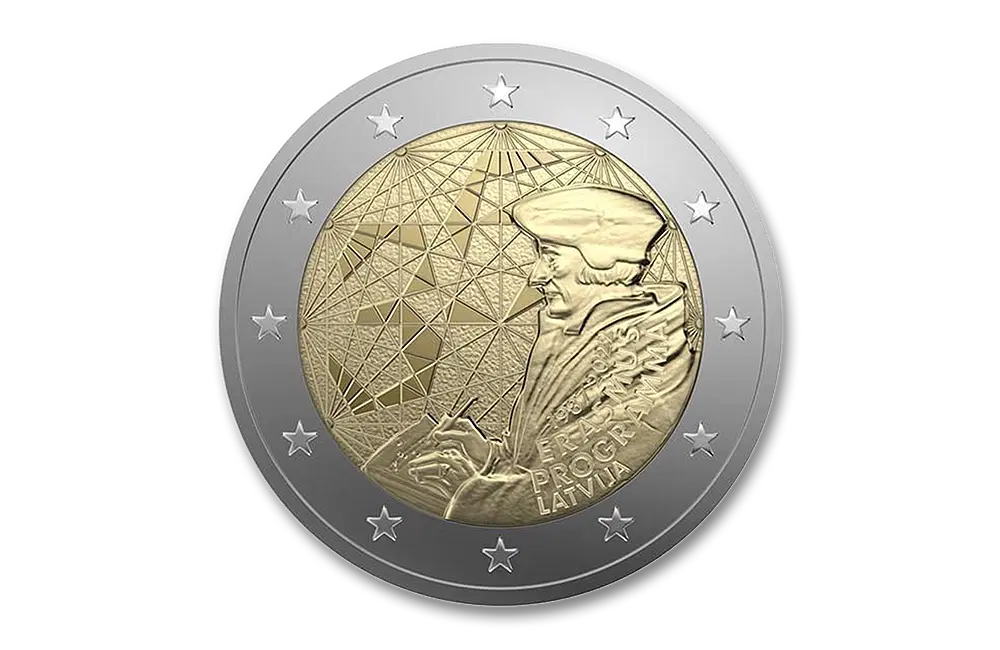 2 euro 35 jaar Erasmus programma 2022 - Letland
