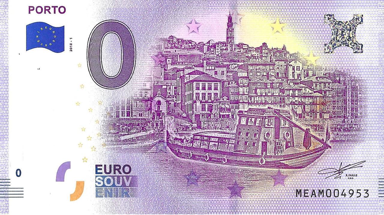 0 euro biljet Portugal 2018 - Porto