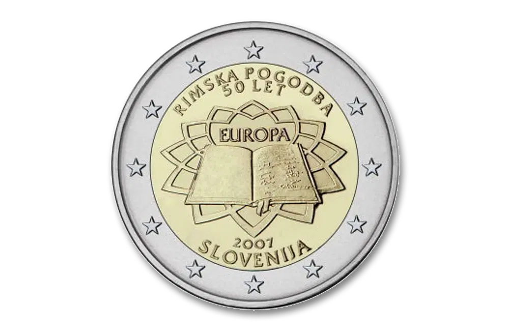 2 euro Verdrag van Rome 2007 - Slovenië