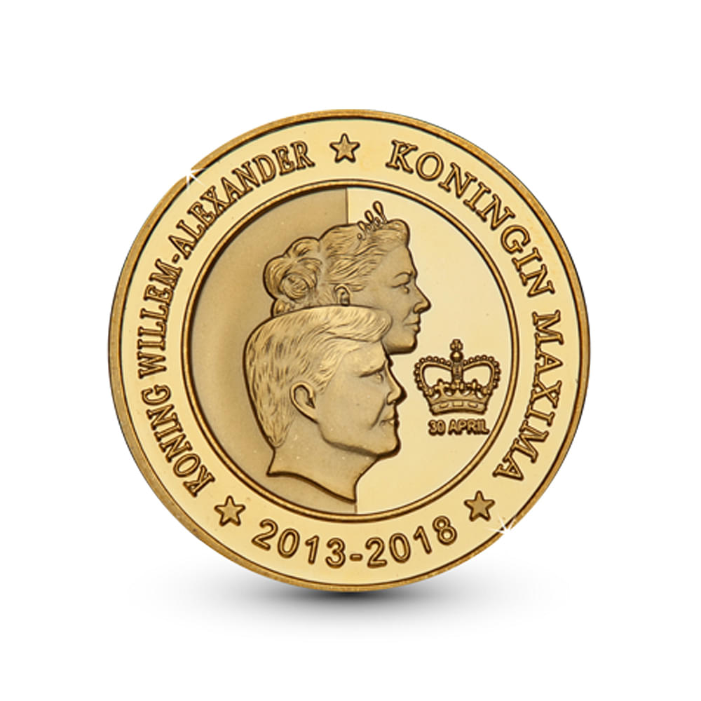 Herdenkingsuitgifte 5 jaar Koning en Koningin