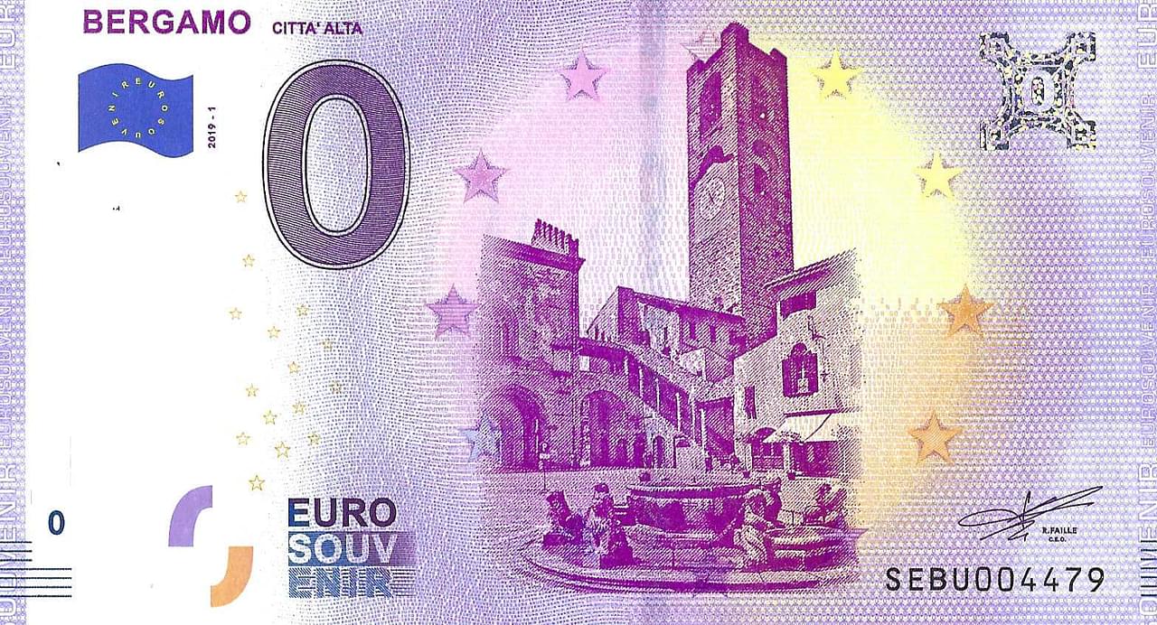 0 euro biljet Italië 2019 - Bergamo