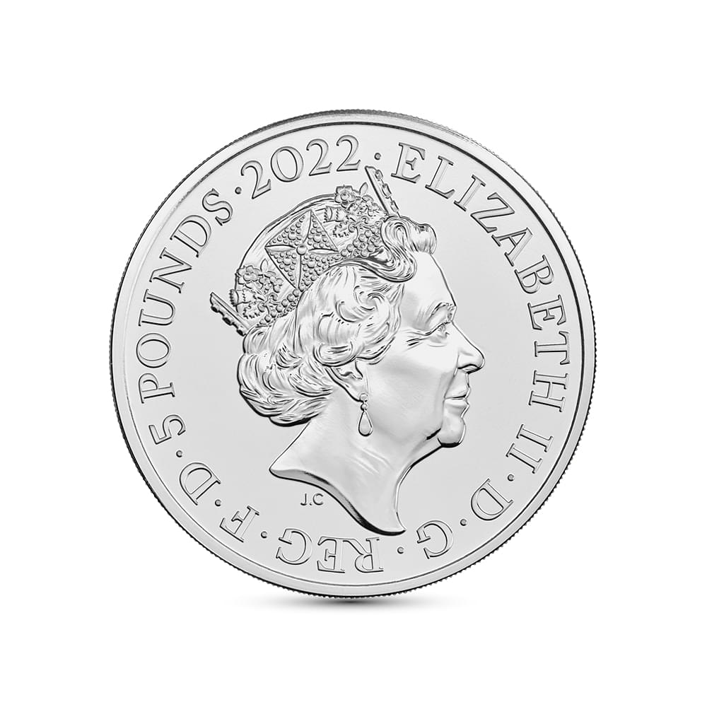 LAATSTE EXEMPLAAR!  Officiële Engelse 5 pound uitgifte 'Rolling Stones - 60 Jaar'