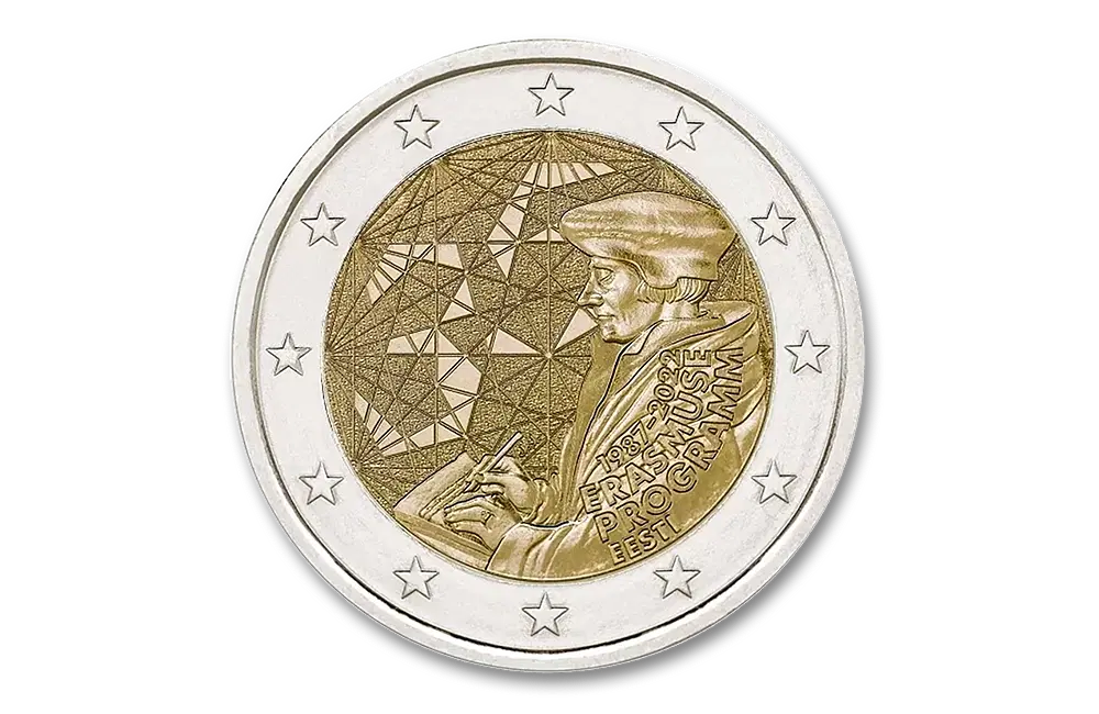 2 euro 35 jaar Erasmus programma 2022 - Estland
