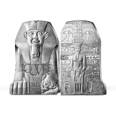 Zilveren 10 euro munt French Excellencey - Louvre 2022