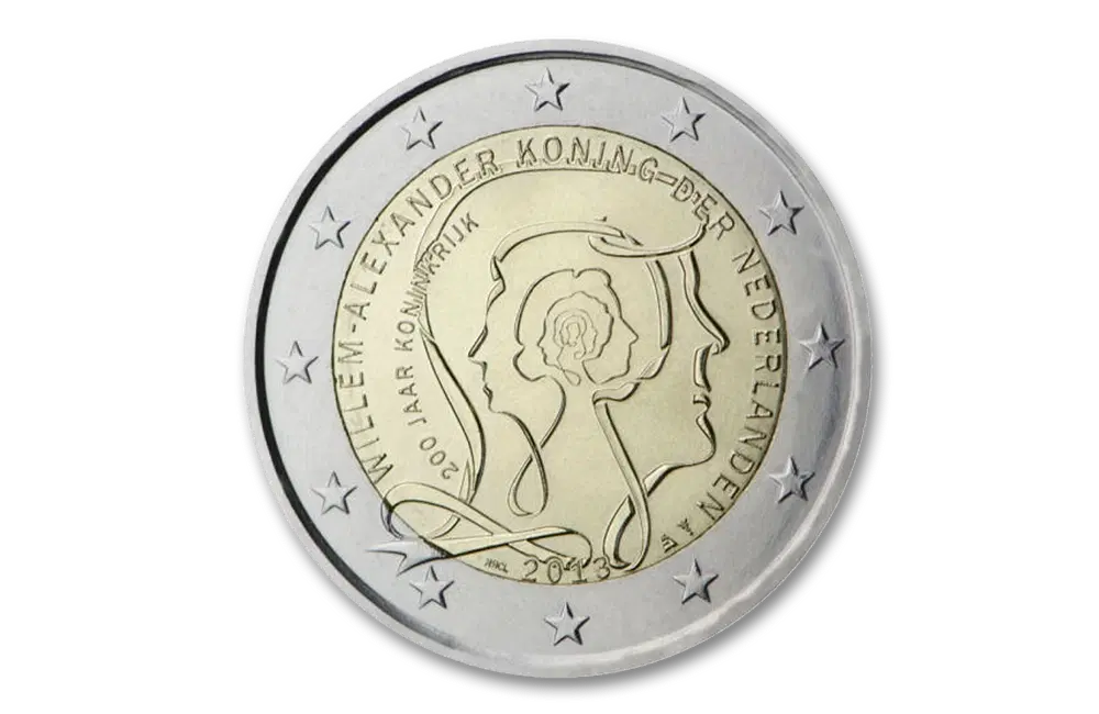 2 euro 200 jaar Koninkrijk 2013 - Nederland