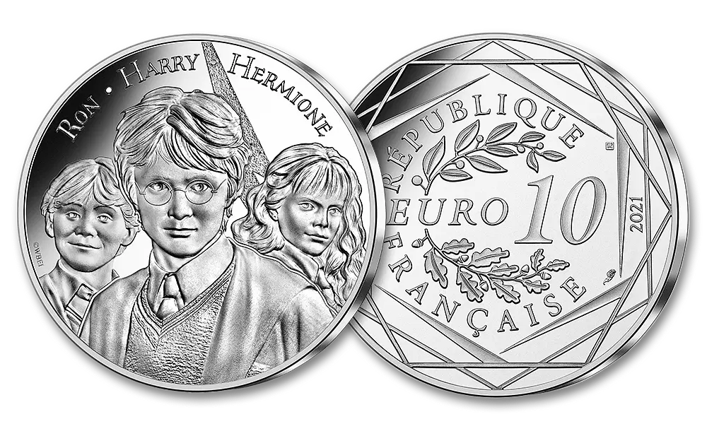 Tien euro munt Harry Potter in luxe verpakking